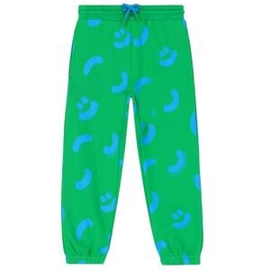 Stella McCartney Kids Joggers Green Smiley Cotton Sweatpants SZ 14 Designer Kid